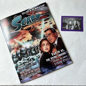 Scary Monsters Mag #131 Earth vs. Flying Saucers-Summer '23-Werewolf-Mars-NEW
